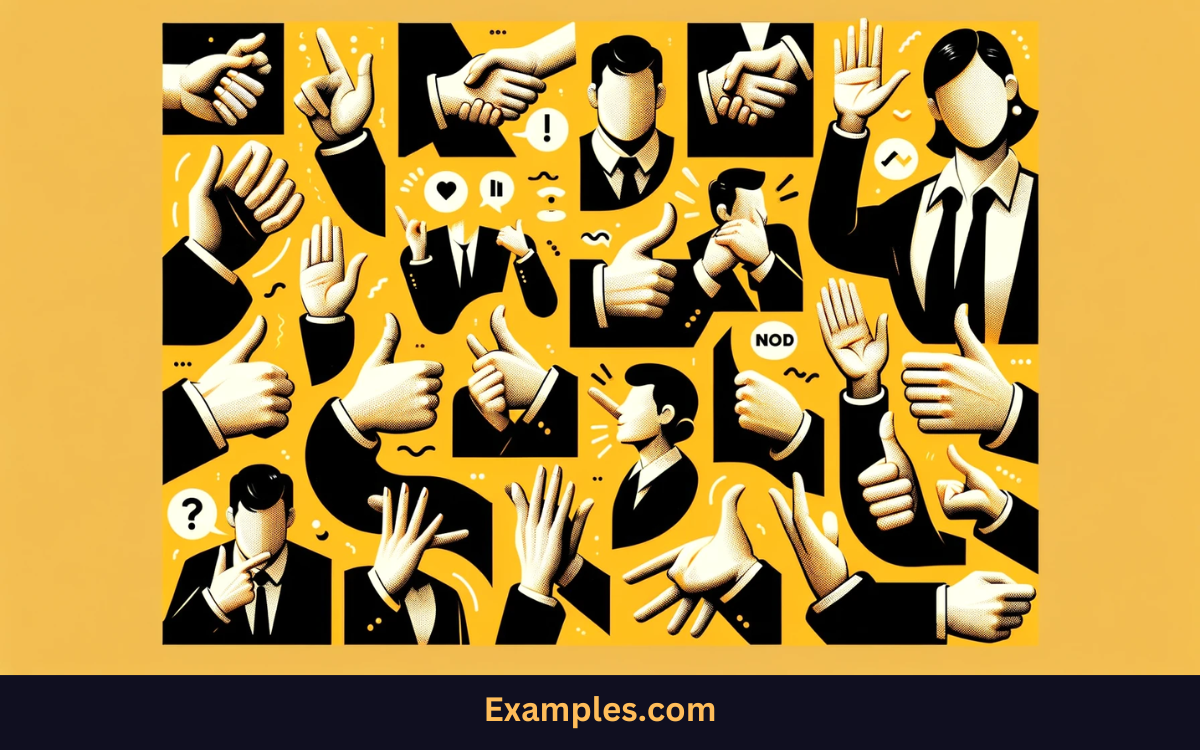 30 Gestures In Nonverbal Communication Examples Examples