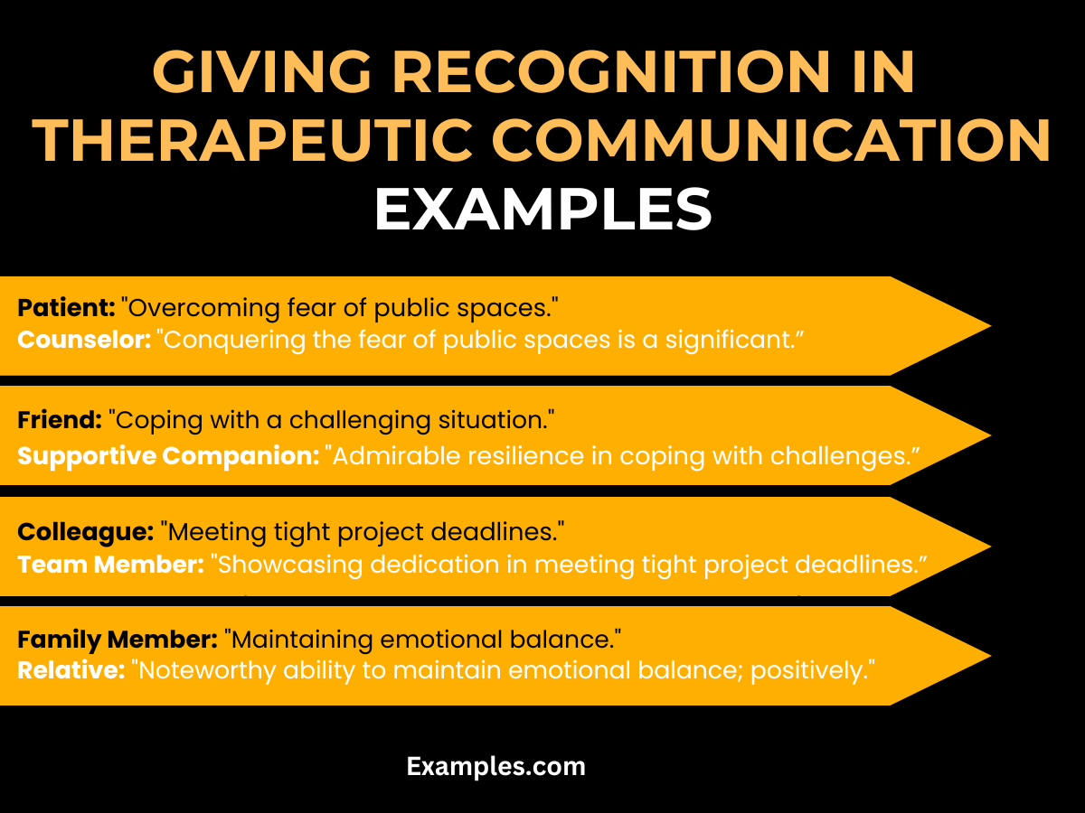 Giving Recognition in Therapeutic Communication 19+ Examples, Tips