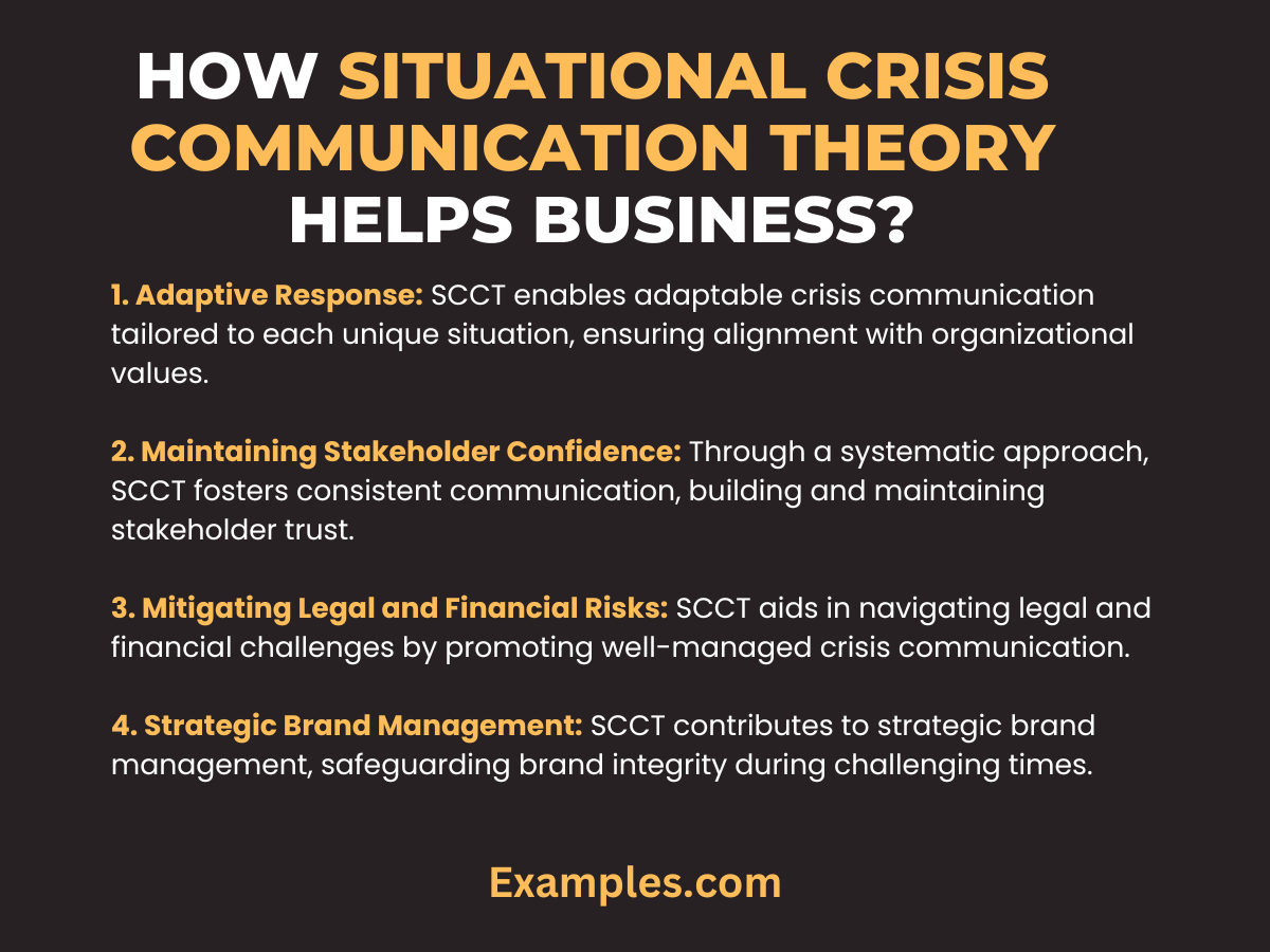 how a situational crisis communication theory helps business