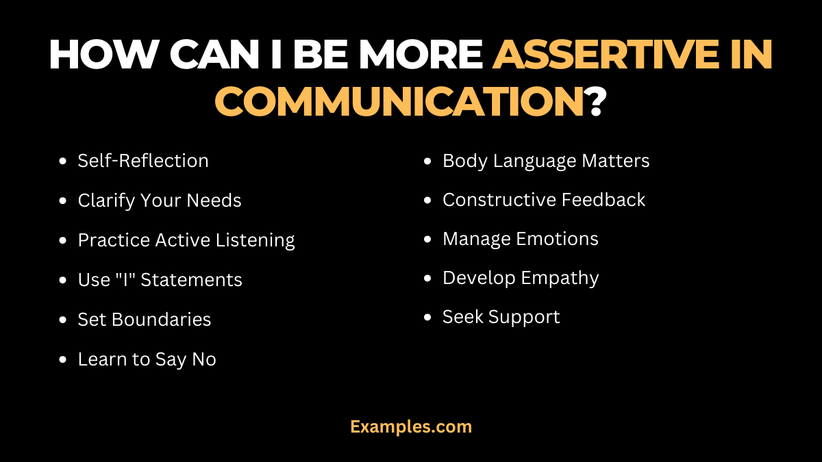 how to improve assertive communication