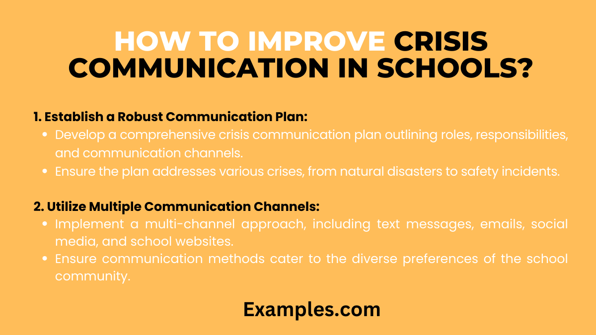 how to improve crisis communications in schools