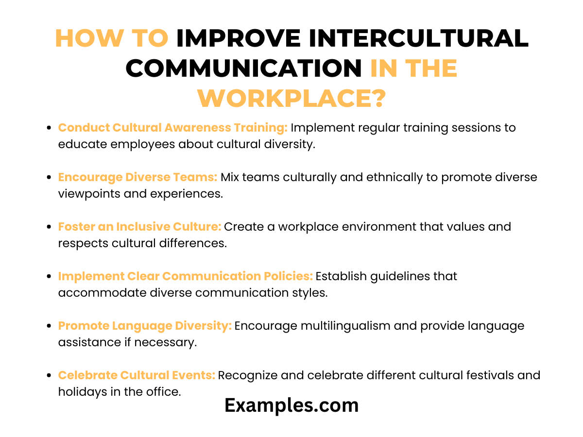 how to improve intercultural communication in the workplace