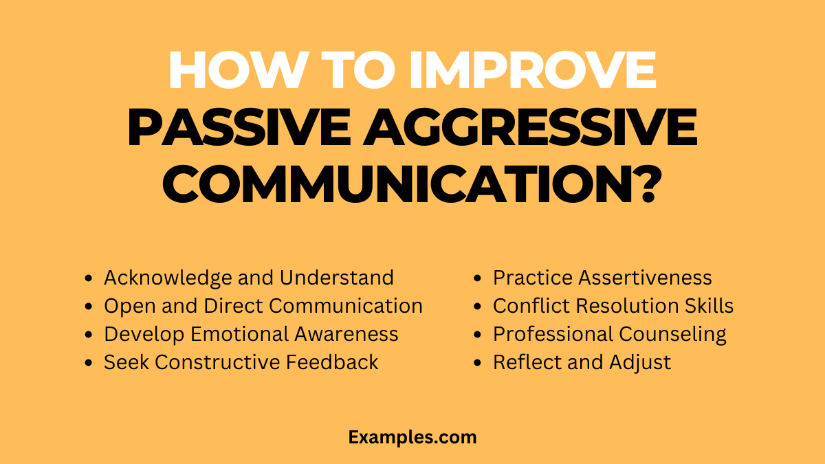 Characteristics Of Passive Aggressive Communication Examples How To Improve Tips 1373