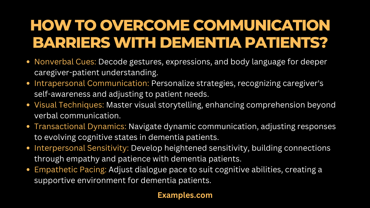 Communication Barriers with Dementia Patients Examples, How to