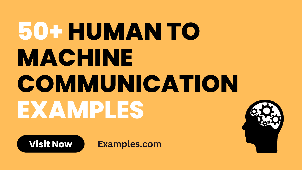 Human to Machine Communication