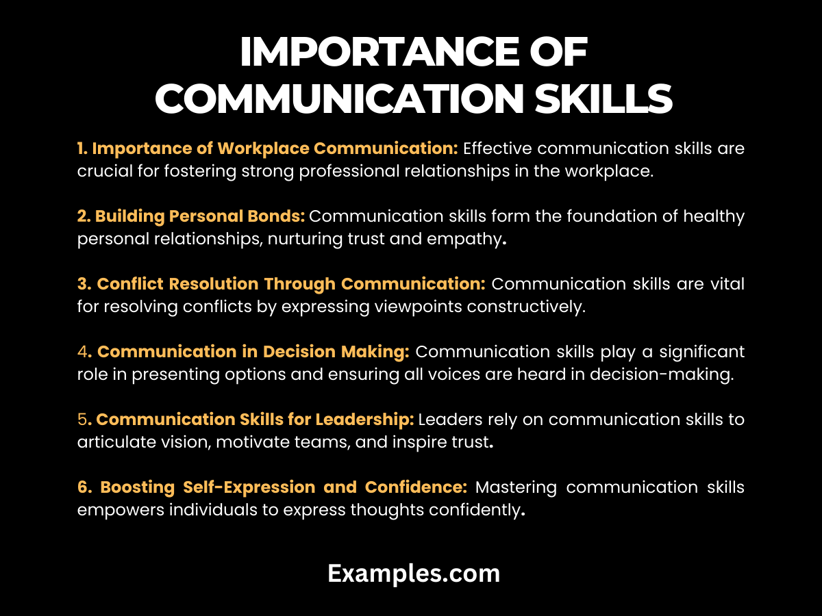 importance of communication skill
