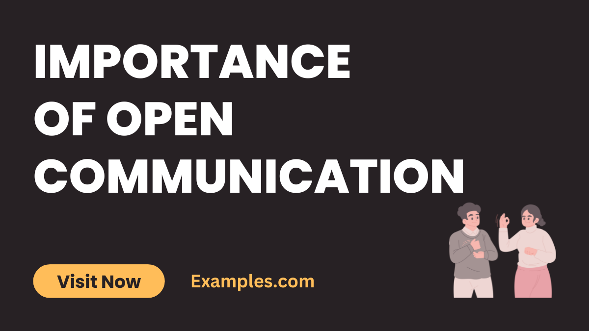 Importance of Open Communication