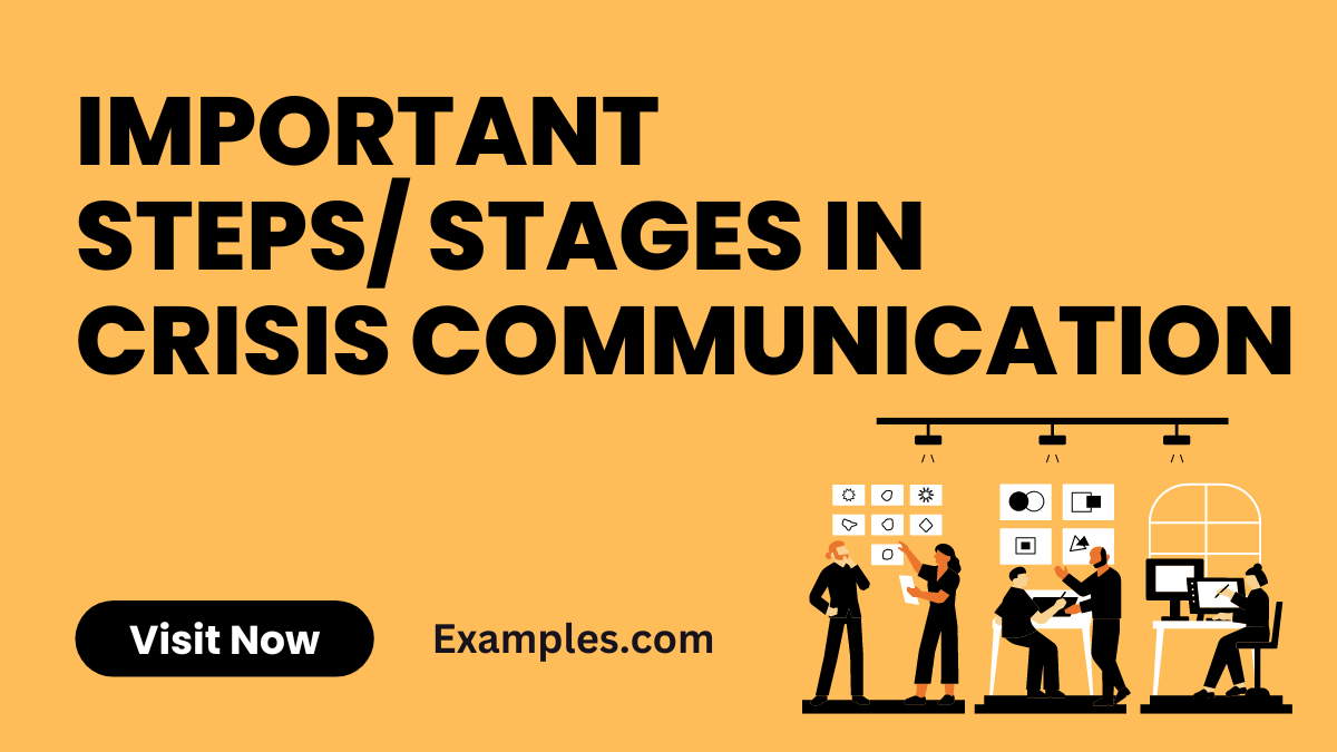 Important Steps Stages in Crisis Communication