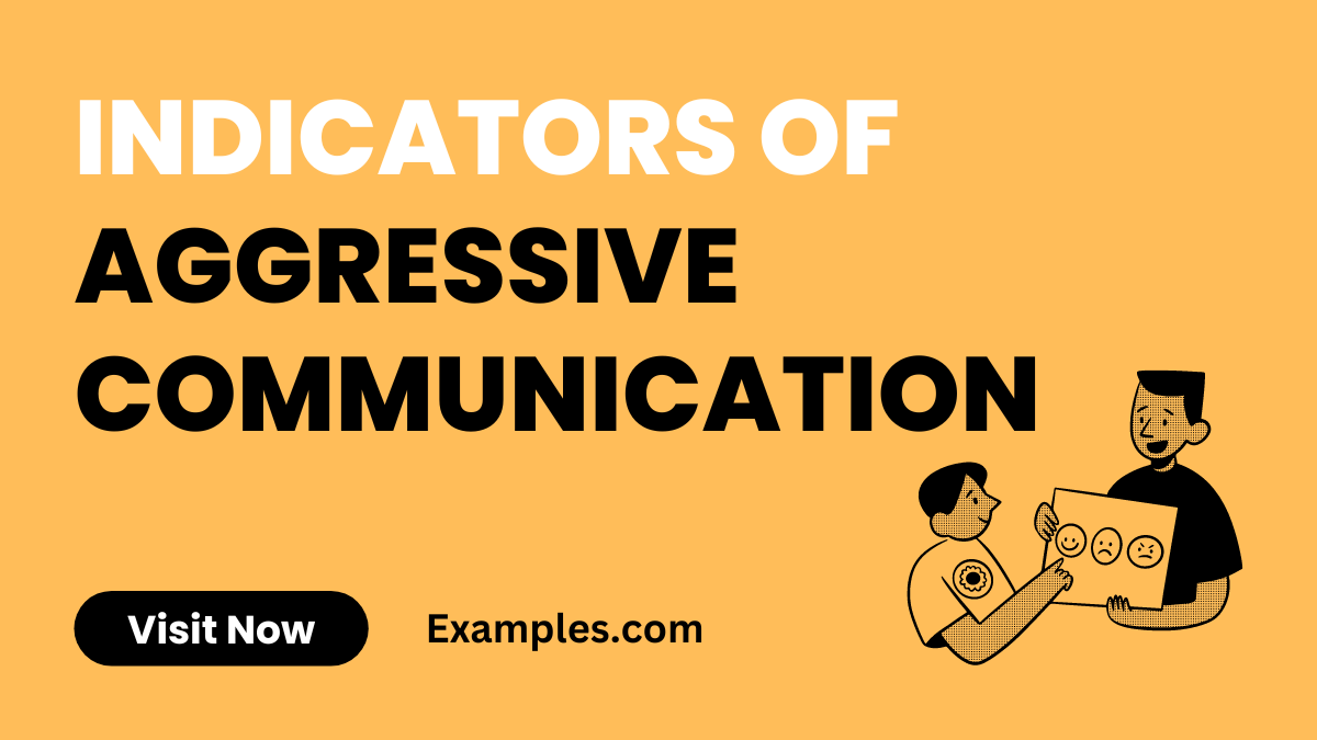 Indicators of Aggressive Communication 2