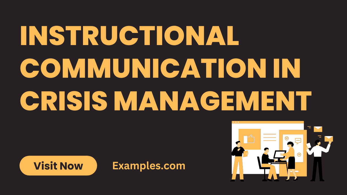 Instructional Communication in Crisis Management