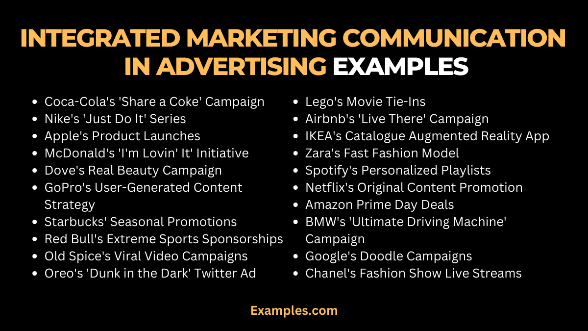 integrated marketing communication in advertising example