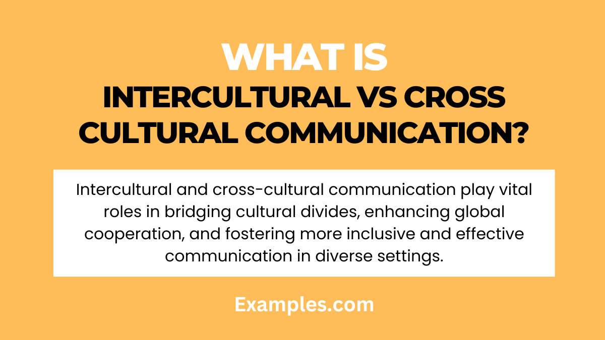 intercultural vs cross cultural communication