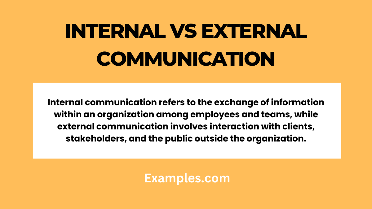 internal external communication
