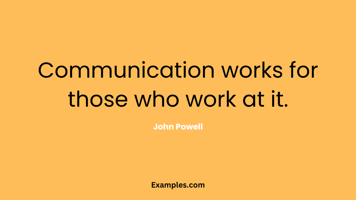 interpersonal communication quote from john powell