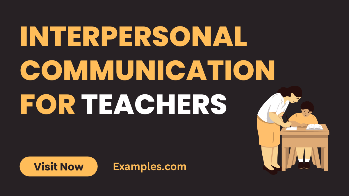 Interpersonal Communication for Teachers