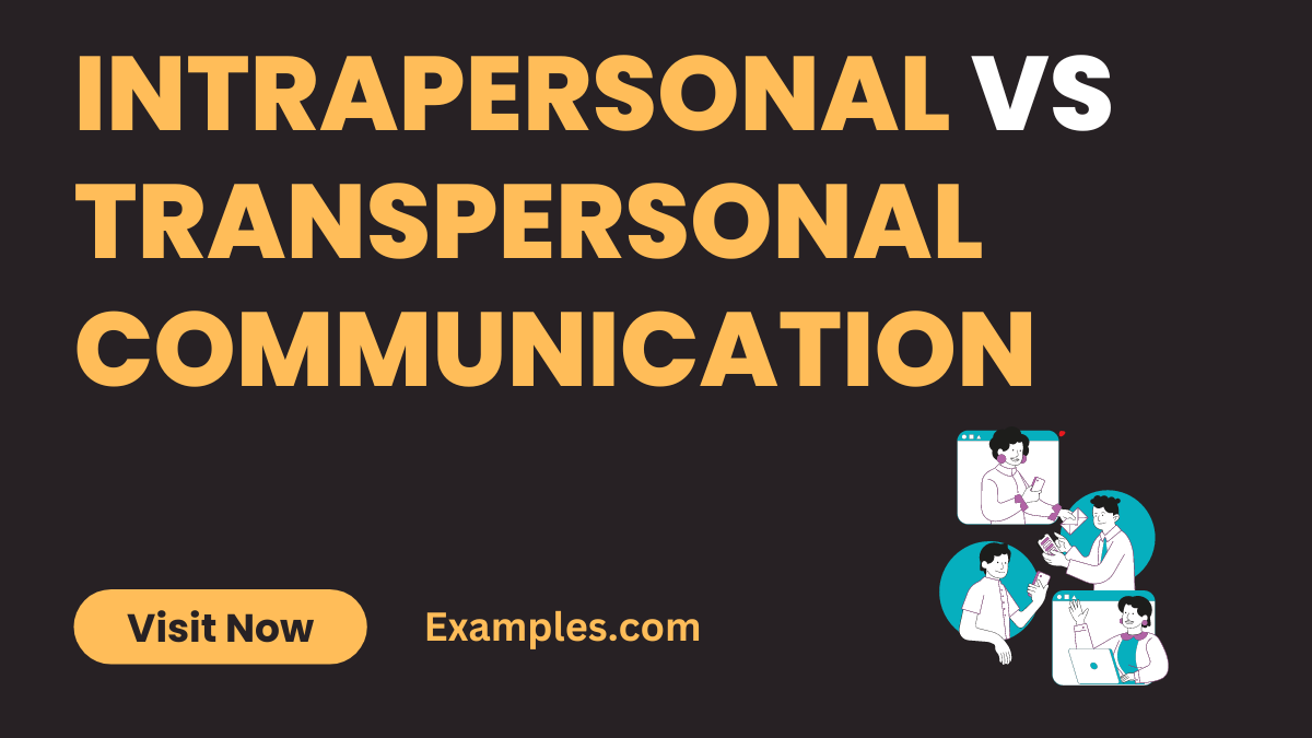 Intrapersonal vs Transpersonal Communication