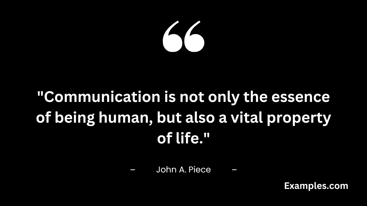 lack of communication quotes by john a