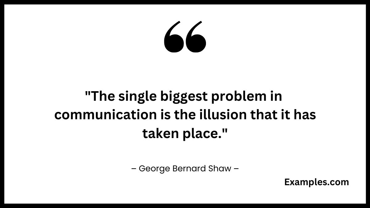 lack of communications quotes by george bernard shaw