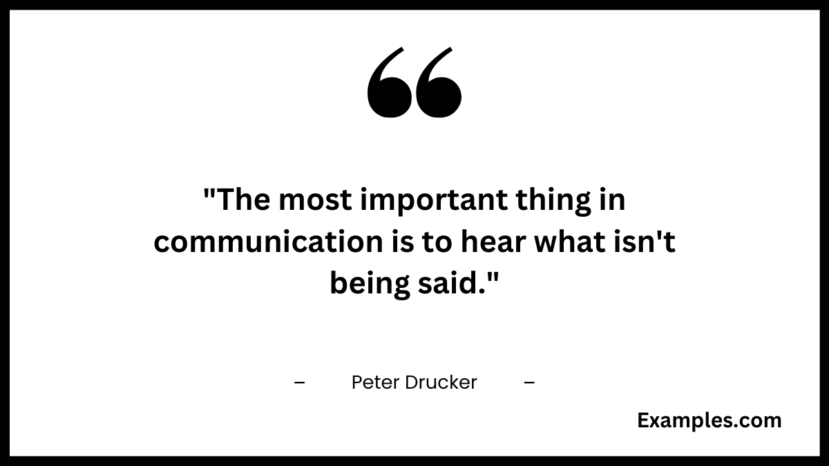 lack of communications quotes by peter drucker