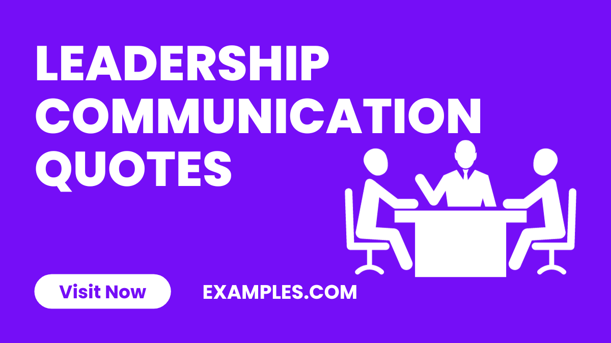 Leadership Communication Quotes