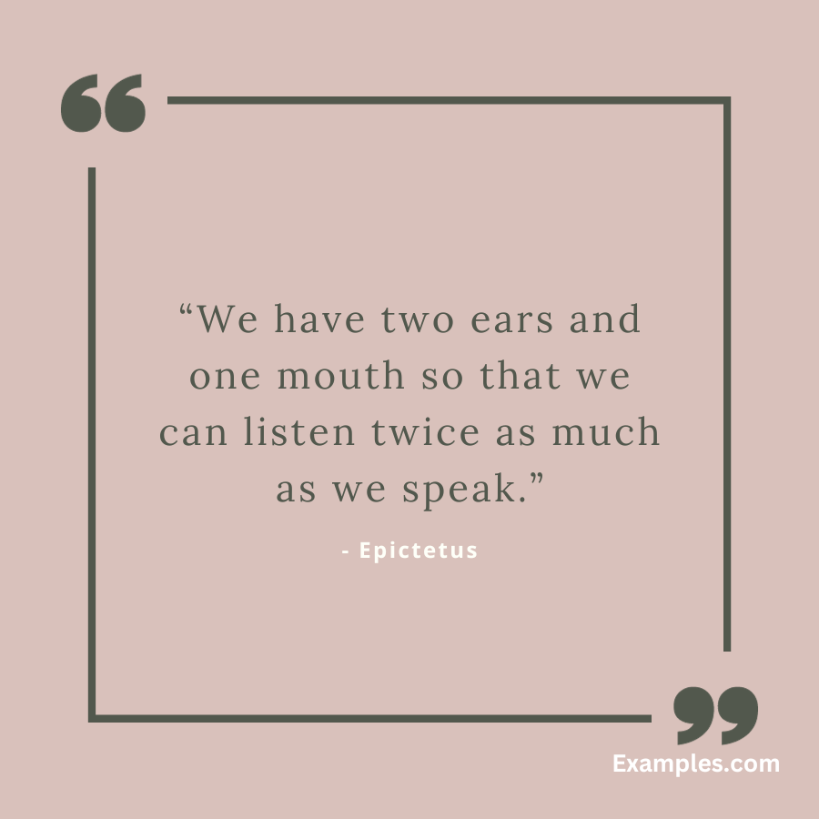 listen twice as much as we speak quote by epictetus