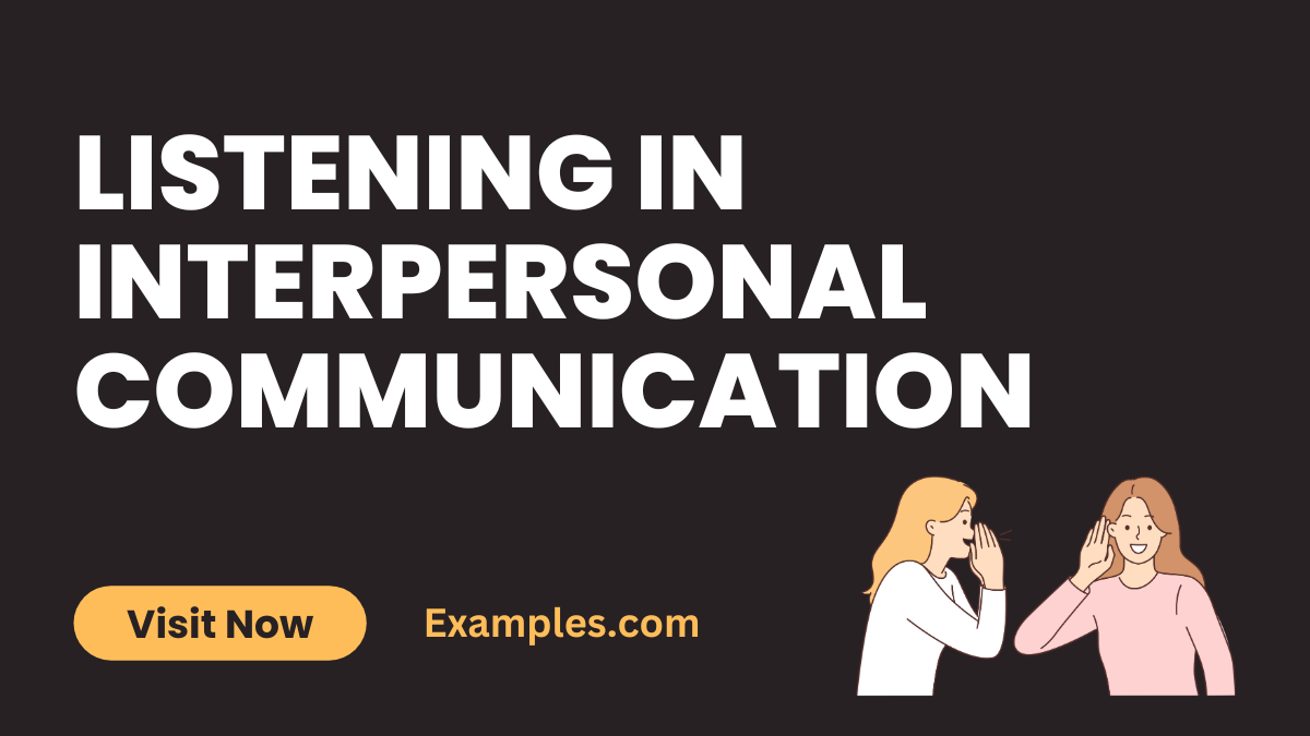 Listening in Interpersonal Communication Image