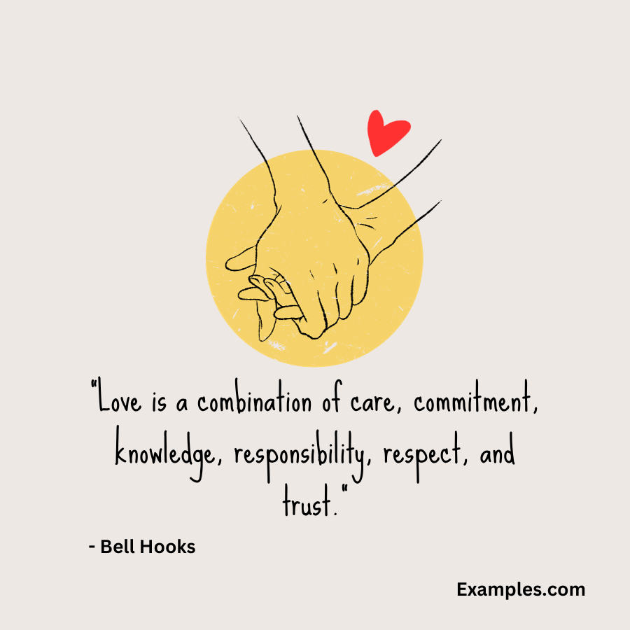 love is a combination quote by bell hooks