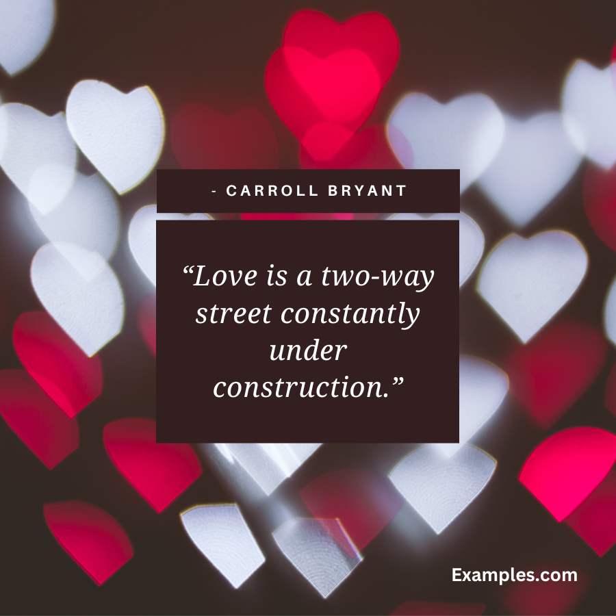 love is a two way street quotes by carroll bryant
