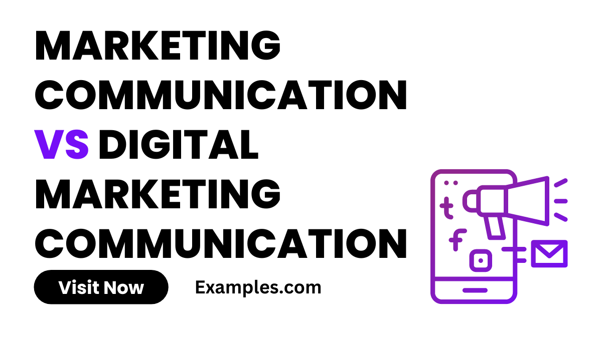 Marketing Communication vs Digital Marketing Communication