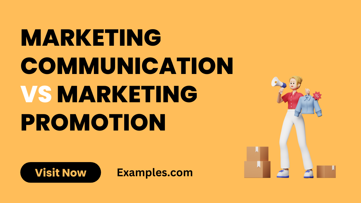 Marketing Communication vs Marketing Promotion