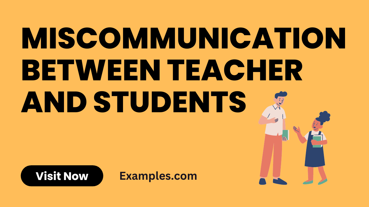 Miscommunication between Teacher and Students