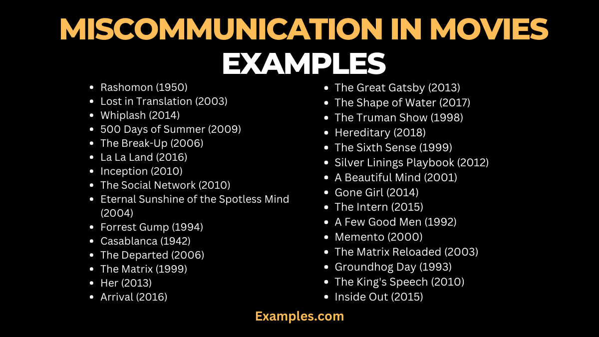 miscommunication in movies examples