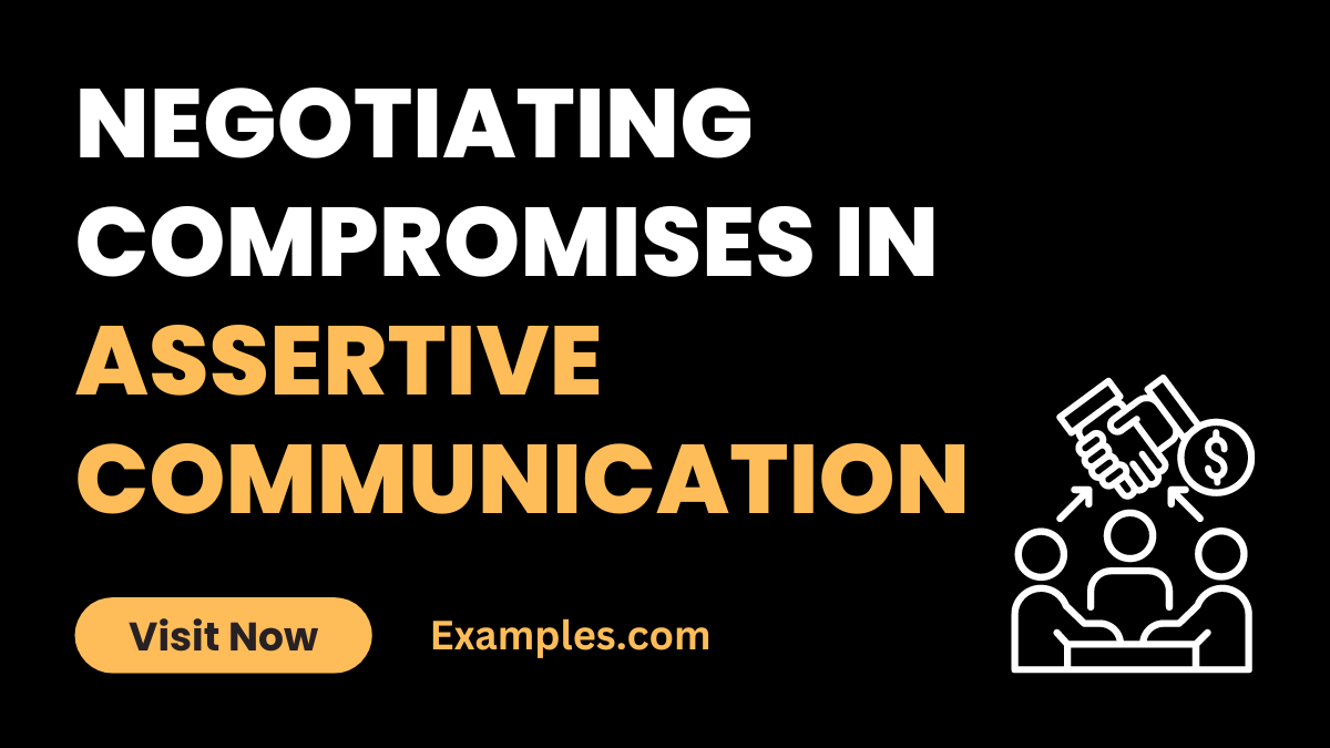 Negotiating Compromises in Assertive Communication
