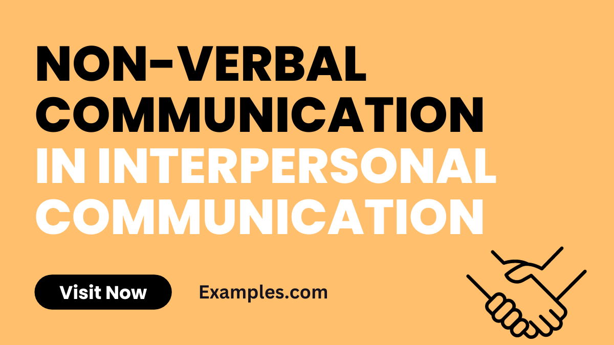Non Verbal Communication in Interpersonal Communication
