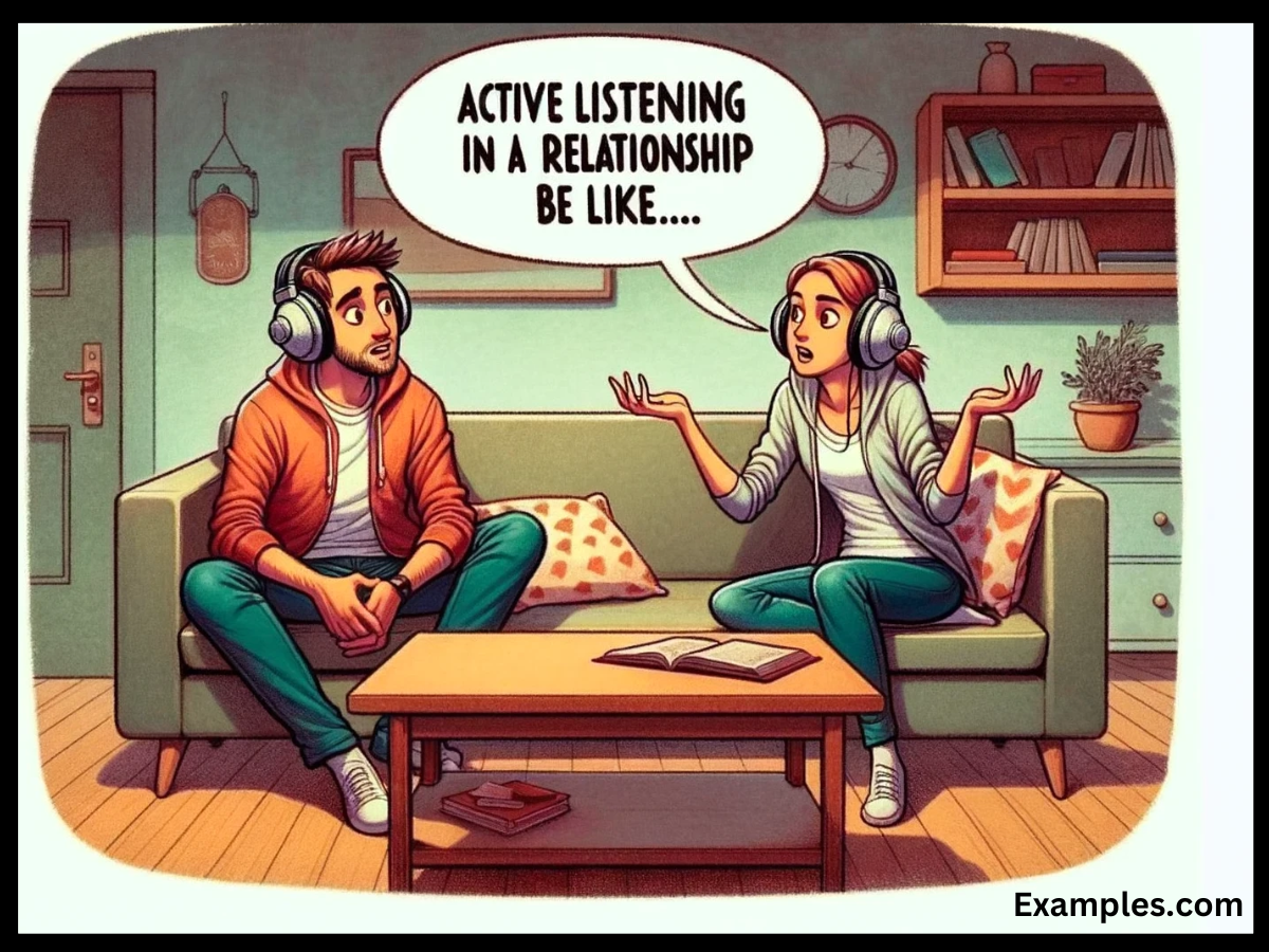 non listening partner meme