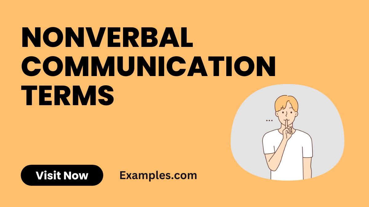 Nonverbal Communication Term