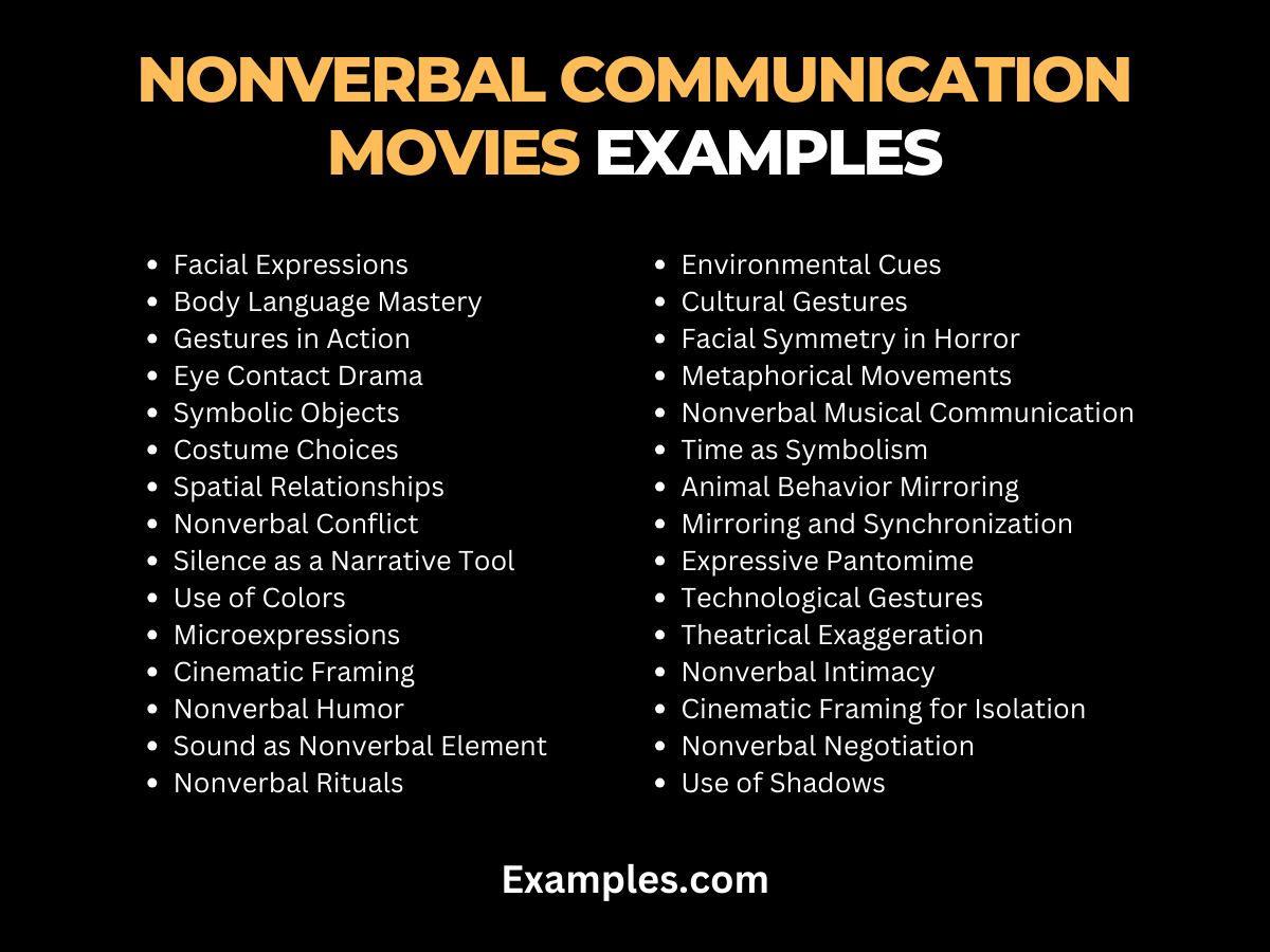 nonverbal communication in movie example