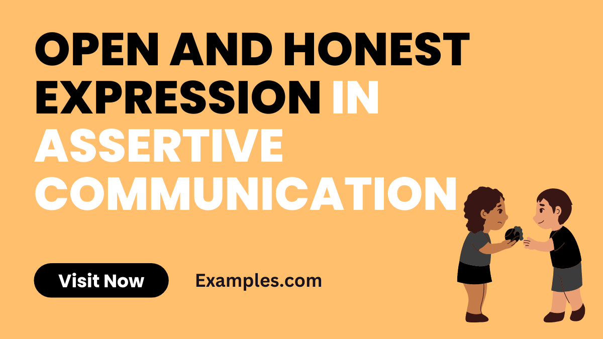 Open and Honest Expression in Assertive Communication