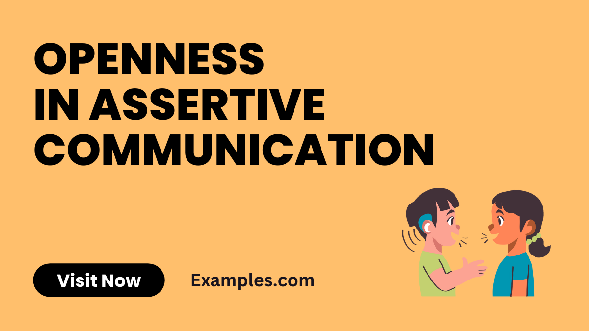 Openness in Assertive Communication
