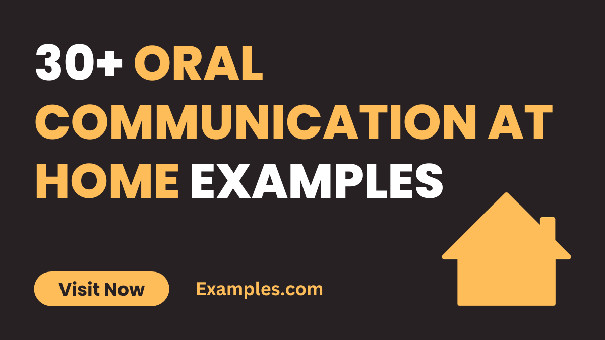 Oral Communication at home 3