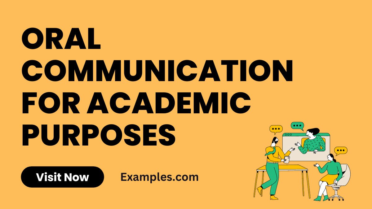 Oral Communication for Academic Purposes