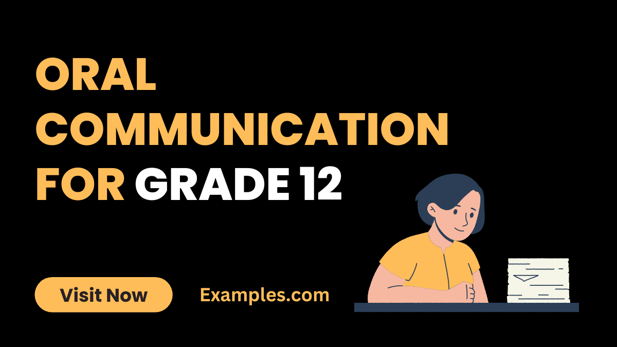 Oral Communication for Grade 12