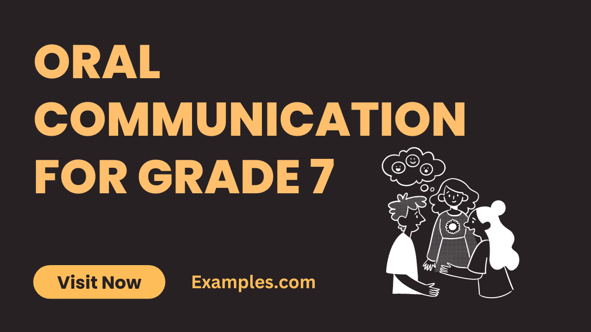 Oral Communication for Grade 7