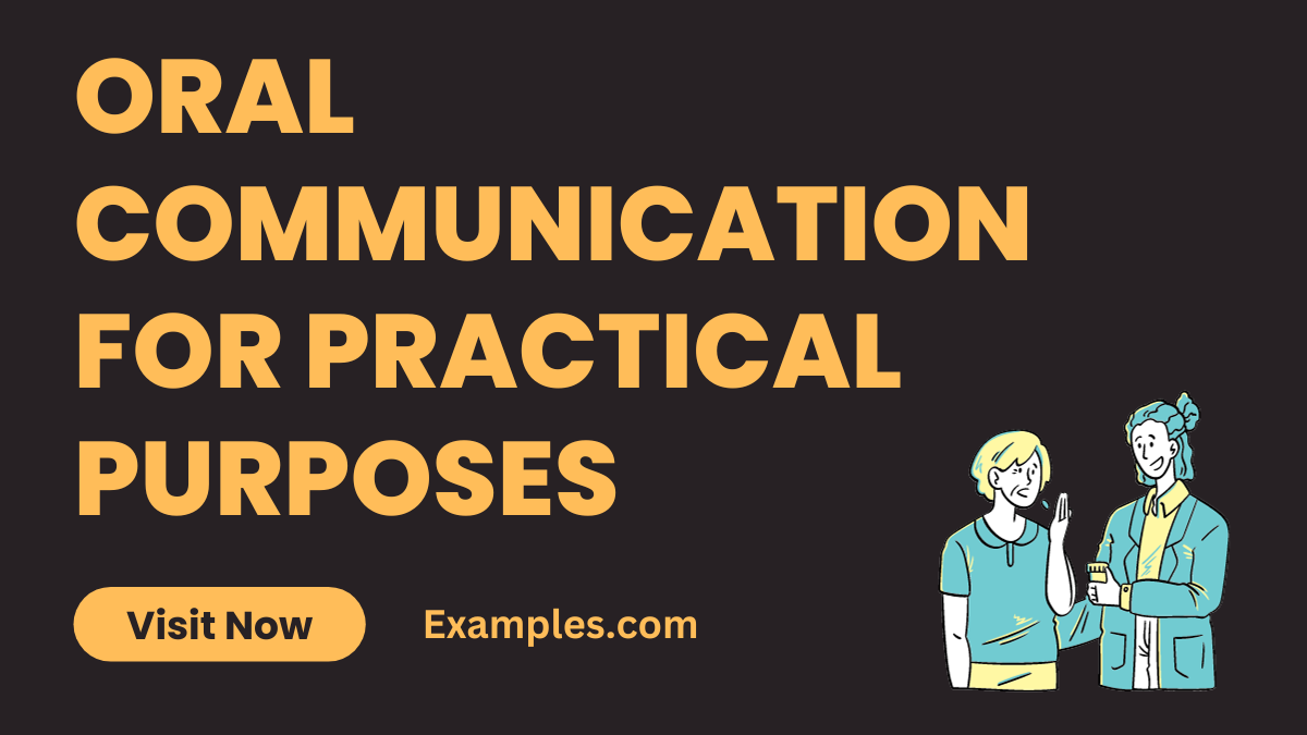 Oral Communication for Practical Purposes 