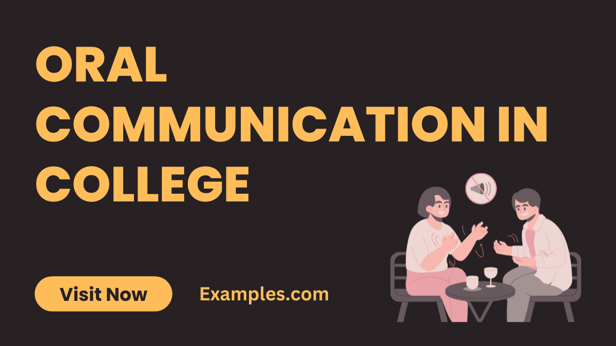 Oral Communication in College