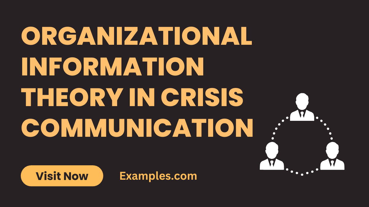 Organizational Information Theory in Crisis Communication
