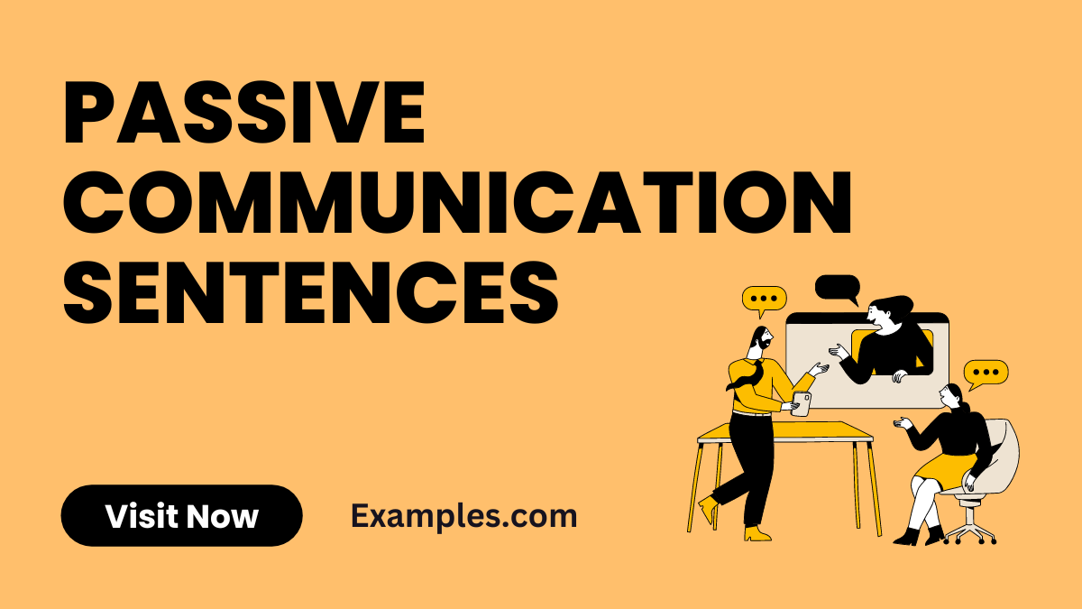 Passive Communication Sentences