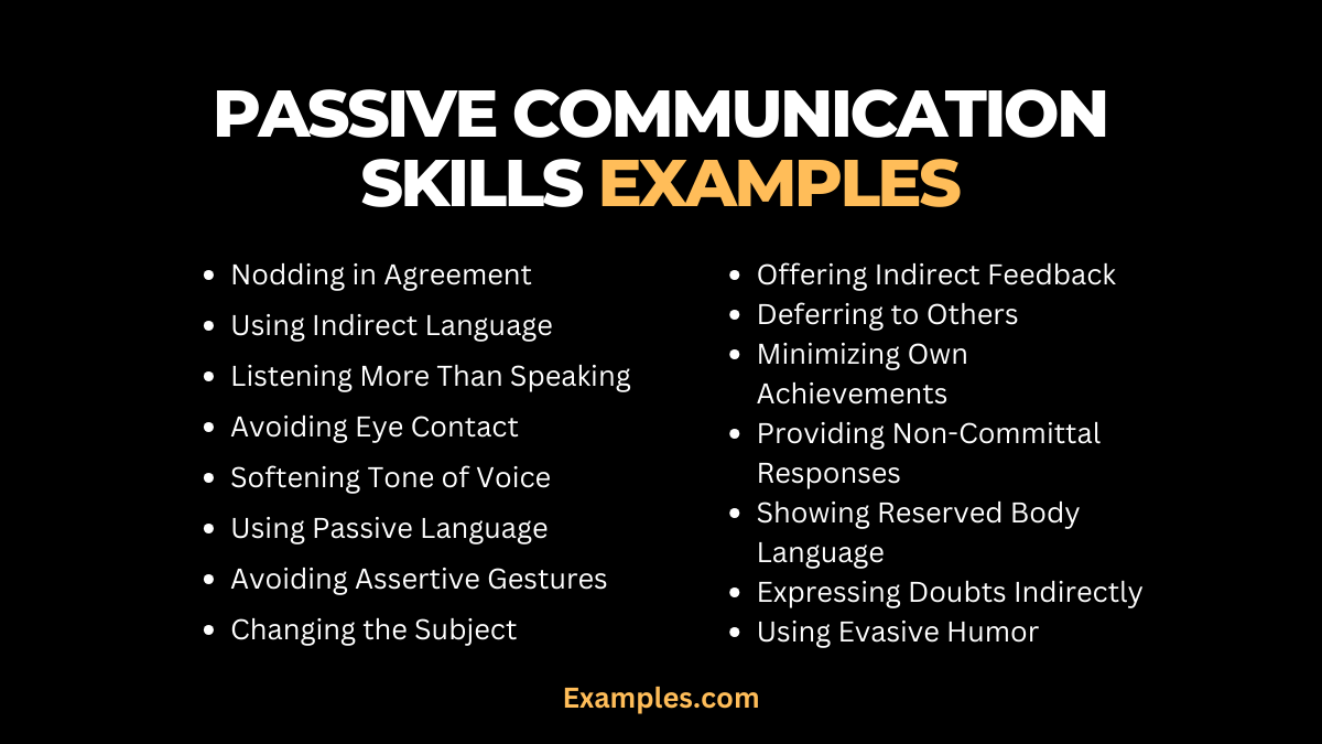 Passive Communication Skills 14+ Examples