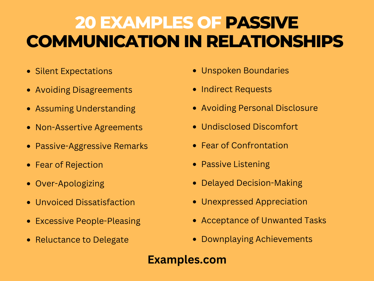 Passive Communication in Relationships 19+ Examples, How to Spot