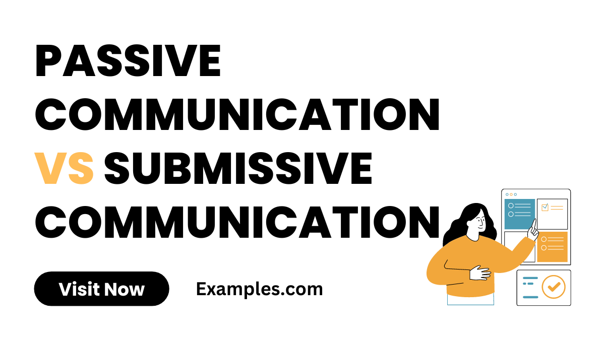 Passive Communication vs Submissive Communication 2